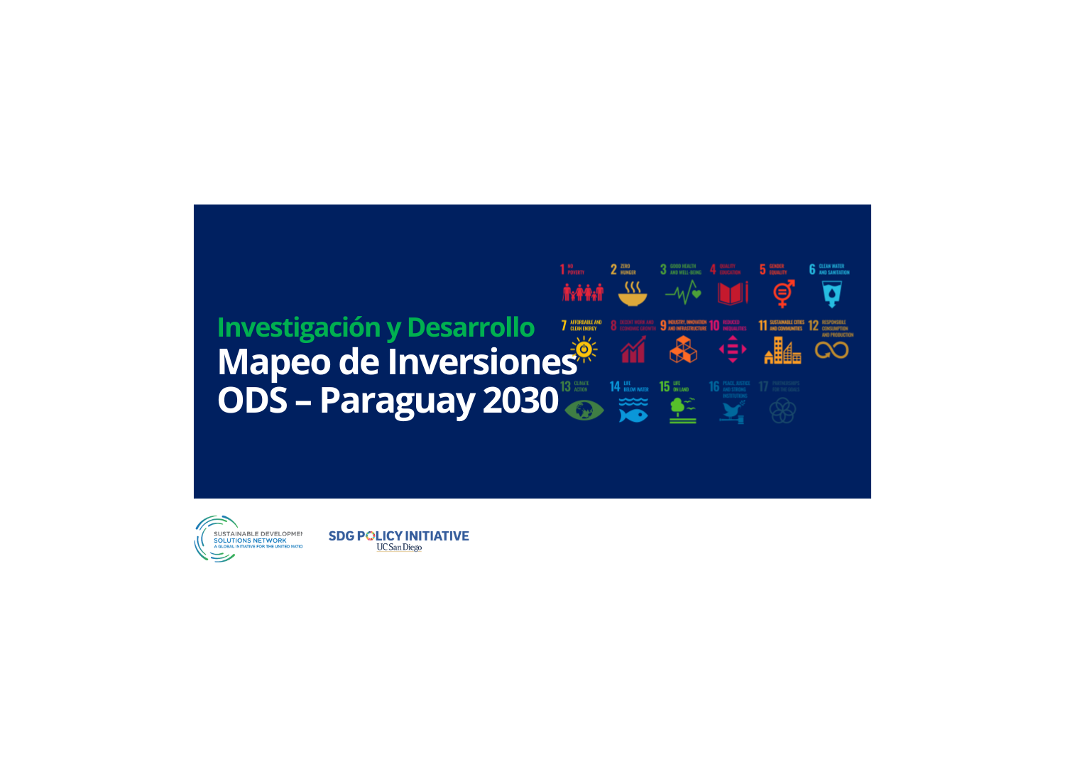 Read more about the article Mapeo de Inversiones ODS – Paraguay
